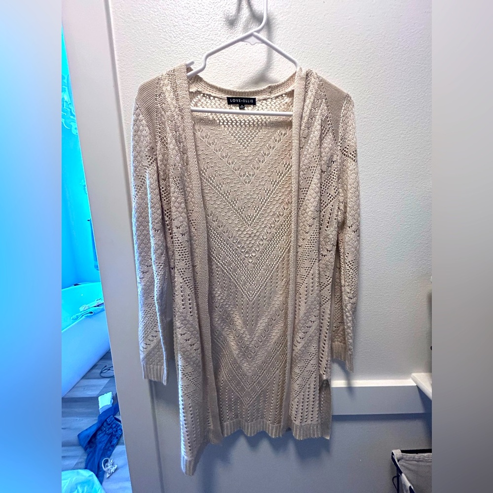 EUC Cream Cardigan.